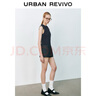 UR2025秋季新款女裝時尚休閑純色絞花肌理針織背心UYU950063 藏青 M 曬單實拍圖