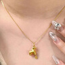 中國黃金馬上有錢(qián)黃金項鏈女款足金吊墜情人節生日禮物送老婆女友2025新款 馬上有錢(qián)足金吊墜+約1.40g足金鏈+七夕禮盒 曬單實(shí)拍圖