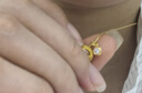 金小貅黃金吊墜古法點(diǎn)鉆小滴溜足金鑲嵌小金象金花掛墜泡泡手串DIY配件 0.6g,小泡泡吊墜-多退少補(bǔ) 曬單實(shí)拍圖