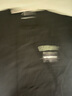 名創(chuàng  )優(yōu)品（MINISO）短袖男純棉休閑寬松夏季圓領(lǐng)百搭青少年潮流半袖t恤 黑 2XL 曬單實(shí)拍圖