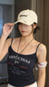 MMOPTOP棒球帽女防曬鴨舌帽男春夏破洞遮陽(yáng)時(shí)尚百搭加深大頭帽子 曬單實(shí)拍圖