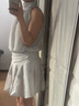 均垚藍(lán)色掛脖連衣裙女士裙子夏季2025新款小個(gè)子顯瘦法式夏天純欲短裙 法式藍(lán)色花朵掛脖連衣裙 L 【建議95-105斤】 曬單實(shí)拍圖
