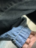 索菲絲爾垂感萊賽爾薄款闊腿褲女2025夏季寬松百搭松緊腰拖地褲 灰藍 28 曬單實拍圖