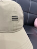 LSIAKT帽子男夏季不褪色網(wǎng)眼透氣快干遮陽防曬鴨舌帽薄款硬頂棒球帽男 黑色（后網(wǎng)款） 均碼 L(55-60cm) 曬單實拍圖