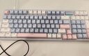 雷柏（Rapoo）V700DIY-98無線機(jī)械鍵盤有線藍(lán)牙三模gasket客制化7層填充消音全鍵熱插拔電競(jìng)游戲辦公鍵盤 藍(lán)灰粉 曬單實(shí)拍圖