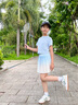 小豬彼特女童套裝夏季POLO背心網(wǎng)球服兒童涼感速干半身裙女大童訓(xùn)練運(yùn)動(dòng)服 6125藍(lán)色 170 cm 曬單實(shí)拍圖