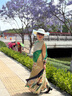 帝弗·潤(rùn)馳新中式連衣裙長(zhǎng)款夏季質(zhì)感緞面印花寬松版改良旗袍連衣裙 綠色 L 曬單實(shí)拍圖