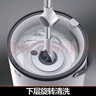 大衛(wèi)旋轉(zhuǎn)拖把35cm桿伸縮99-127cm 2頭加厚拖布 N11單桶洗脫合一不占地 曬單實(shí)拍圖