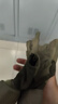 妙占 騎行手套半指戰(zhàn)術(shù)手套戶外防滑耐磨軍迷訓(xùn)練短指手套騎行配件 騎行手套【半指軍綠均碼】 曬單實拍圖