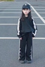 moonkids女童闊腿褲秋款直筒早秋褲子2025新款兒童女寶寶秋裝運(yùn)動(dòng)長褲大童 15157黑色闊腿褲 160 cm 曬單實(shí)拍圖