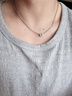 Pt.Charm 鉑金吊墜Pt950白金轉(zhuǎn)運(yùn)珠路路通男女款 梵文六字真言 情人節(jié)禮物 【現(xiàn)貨】1.4-1.5克 配送925銀鏈 曬單實(shí)拍圖