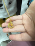 周大生黃金素鏈O字鏈經(jīng)典百搭項(xiàng)鏈M扣送女友媽媽生日情人節(jié)禮物多退少補(bǔ) 約2.7g 曬單實(shí)拍圖