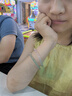 周六福（ZLF）  果綠玉髓手鐲女圓條叮當鐲新中式國風(fēng)送女友禮物 58mm 曬單實(shí)拍圖