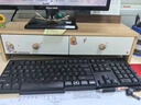 半隅雅居電腦增高架臺式顯示器抬高架辦公室桌面置物架屏幕支架墊高架子 組合款丨田園橡木色 76*20*26 曬單實(shí)拍圖