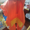 豹潛爬爬服爬行嬰兒春夏秋季寶寶拖布連體衣服防臟罩衣擦地板拖把空調(diào) 【升級(jí)款】桔色夏款 80碼 曬單實(shí)拍圖
