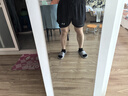 UAVIP冰絲運(yùn)動(dòng)短褲男跑步三分褲馬拉松速干薄款透氣內(nèi)襯假兩件健身夏季 黑色 5XL【建議180-200斤】 曬單實(shí)拍圖
