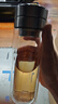 希諾雙層玻璃杯男茶水分離杯高檔泡茶杯子車載水杯XN-9339本色 340mL 曬單實(shí)拍圖