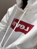 Levi's【特價(jià)來(lái)襲】李維斯女士春季時(shí)尚美式經(jīng)典潮流時(shí)尚寬松衛衣 白色 XS 曬單實(shí)拍圖