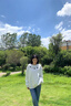 燦圖潮流印花圓領(lǐng)衛(wèi)衣女春秋季小個(gè)子設(shè)計(jì)感寬松顯瘦百搭休閑長袖上衣 白灰色 L 【建議100-120斤】 曬單實(shí)拍圖