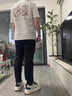 班尼路 BALENO S&K系列夏季冰感棉彈修身小腳九分褲直筒休閑天絲薄款小腳褲 藏青色 30 （115-125斤） 曬單實(shí)拍圖
