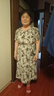啄木鳥(niǎo)媽媽夏裝雪紡減齡連衣裙2025新款50歲40中老年女裝短袖碎花長(zhǎng)裙子 黑色 3XL (建議130-145斤) 曬單實(shí)拍圖