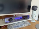 漫步者花再Halo SoundBar桌面音響音箱家用臺(tái)式電腦游戲音響長(zhǎng)條有線音箱藍(lán)牙5.4RGB燈效京東獨(dú)家定制 幻影紫 曬單實(shí)拍圖