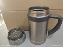 TILIVING鈦立維純鈦保溫茶杯茶水分離水杯辦公室泡茶杯子父親節(jié)禮物男士 曬單實拍圖