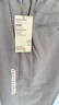 無印良品（MUJI）男式 易打理 彈力 單褶褲 男士長褲子西褲秋季 AE0Y3A4A 淺灰棕色 XL (180/92A) 曬單實拍圖