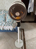創(chuàng)維【全屋驅(qū)蚊】空氣循環(huán)扇家用電風(fēng)扇落地扇2025新款大風(fēng)量語音遙控輕音節(jié)能臥室小風(fēng)扇Q522 白咖色 曬單實(shí)拍圖