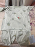 童泰（TONGTAI）寶寶秋衣套裝春秋純棉嬰兒衣服男童女童高腰護(hù)肚秋褲兒童睡衣 綠色 90 曬單實(shí)拍圖