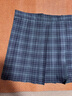 沐霓JK制服裙夏季日系格裙a字半身裙百褶裙女生學(xué)院風(fēng)裙子 M 曬單實(shí)拍圖