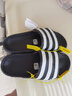 阿迪達(dá)斯 （adidas）三葉草 男女鞋 ADILETTE 22 拖鞋 IF3670 黑色  43 曬單實(shí)拍圖