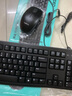 羅技（Logitech）MK120 鍵鼠套裝 有線鍵鼠套裝 辦公鍵鼠套裝 電腦鍵盤(pán) USB即插即用 全尺寸 黑色 曬單實(shí)拍圖