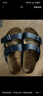 BIRKENSTOCK勃肯德國進口男女款經典舒適百搭輕便Arizona雙扣拖鞋 黑色窄版51793 37 曬單實拍圖