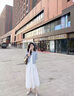 拉夏貝爾（La Chapelle）連衣裙女裝2025年夏季新款高級感氣質(zhì)顯瘦白色背心裙穿搭兩件套裝 套裝 L 曬單實拍圖