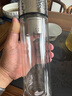 JRINKTEEA日本品牌純鈦茶漏茶水分離玻璃杯雙層一鍵泡茶水杯磁吸禮盒裝車載 TAI錘紋玻璃杯400ml 曬單實(shí)拍圖
