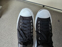 匡威（Converse）官方 Jack Purcell開口笑男女休閑板鞋黑色164056C 164056C 41 曬單實(shí)拍圖
