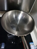 赫巴茲（HZIB）德國炒鍋316不銹鋼炒菜鍋無涂層平底炒鍋電磁爐煤燃?xì)馔ㄓ?半玻璃蓋內(nèi)徑30外徑 32cm 曬單實(shí)拍圖