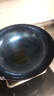 章丘鐵鍋正宗手工鍛打鐵鍋無涂層物理不粘鍋炒鍋老式家用炒菜鍋廚具輕音 標(biāo)準(zhǔn)版古法烤藍(已干燒） 34cm 曬單實拍圖