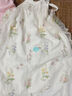 茵曼法式刺繡無(wú)袖掛脖連衣裙2025夏季女裝新品海邊度假沙灘長(zhǎng)裙子 杏色 XL 曬單實(shí)拍圖