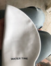WATERTIME/水川 泳帽男士硅膠護耳女士大號舒適落成人加大碼長(cháng)發(fā)純色游泳帽 白色【加大-長(cháng)發(fā)不緊繃】 曬單實(shí)拍圖