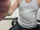 雅鹿【100%純棉】3件男士背心男吸汗透氣四季寬松大碼運動跨欄打底衫 曬單實拍圖