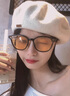 十竹羊毛貝雷帽女秋冬毛呢帽子2025新款洋氣百搭韓系顯臉小畫家帽紅色 米色【高檔羊毛/氛圍感】 曬單實(shí)拍圖