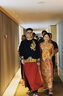 百麗香奈aj1婚鞋新娘鞋禾秀服婚紗本命年女鞋訂婚鞋結(jié)婚鞋運動鞋情侶板鞋 酒紅 送紅盒包裝+婚鞋配飾 38 曬單實拍圖
