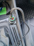 360車載充電器超級快充數據線套裝雙口USB 66W點煙器智能車充HC-69 一拖二轉換器 曬單實拍圖
