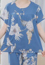 古今（GUJIN）春夏新品睡衣女媽媽中老年家居服棉綢寬松大碼可外穿睡褲套裝2XL 曬單實(shí)拍圖