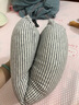 名創(chuàng)優(yōu)品（MINISO）面包粒子枕U型枕學生午睡枕旅行便攜護頸枕辦公室頭枕靠枕藍灰色 曬單實拍圖