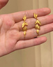 瑞諾黃金枝玉葉項(xiàng)鏈女新款999足金麥穗葉子鎖骨鏈生日禮物女友友 勿拍/克重多退少補(bǔ) 曬單實(shí)拍圖