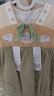 巴厘小豬【斷碼清倉】漢服女童連衣裙夏裝超仙禮服兒童甜美公主裙夏季短袖 淡黃 90 cm 曬單實(shí)拍圖