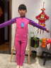 雅麗絲兒童加厚保暖泳衣2.5MM潛水服分體防寒男女童游泳訓練浮潛泳衣 粉色【女童】 2.5MM加厚保暖 150 -14碼【體重70-80斤】 曬單實(shí)拍圖